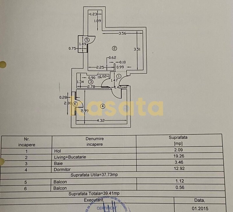 studio 2 camere I Cosmopolis I mobilat si utilat